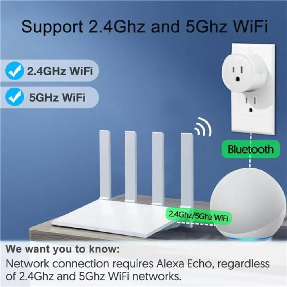 Smart Plug, Works with Alexa Only, Simple Setup with One Voice Command - Picture 12 of 14